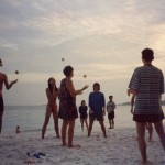 juggling lessons Thai beach style