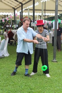 Great Britain Day Out - Diabolo training